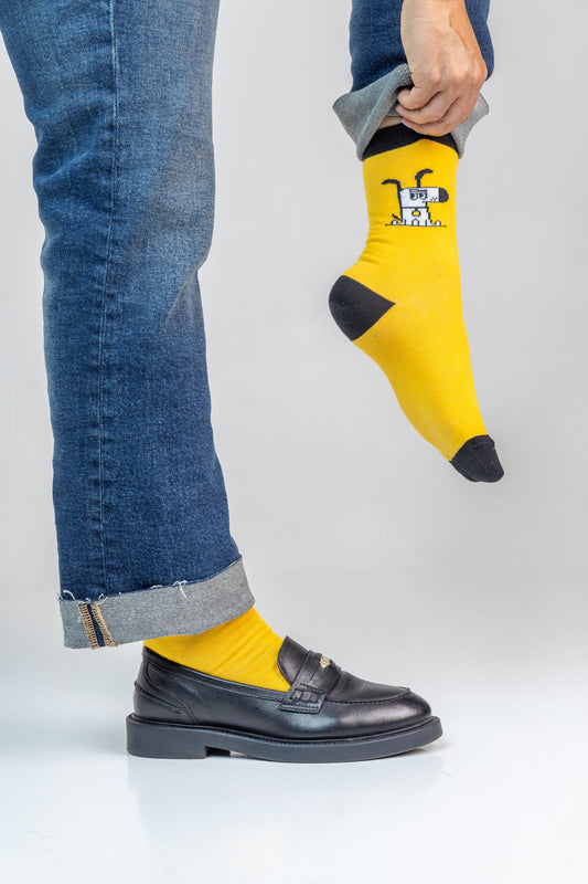 Doggo Socks - Yellow